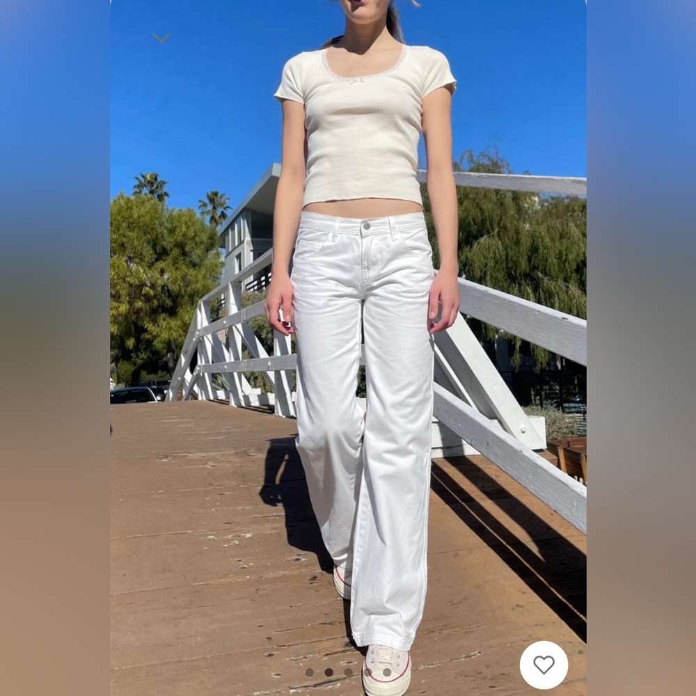 Brandy white Jean pants